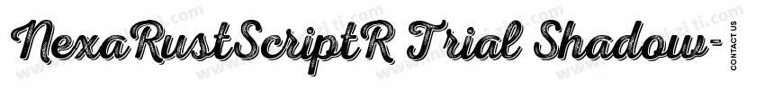 NexaRustScriptR Trial Shadow字体转换